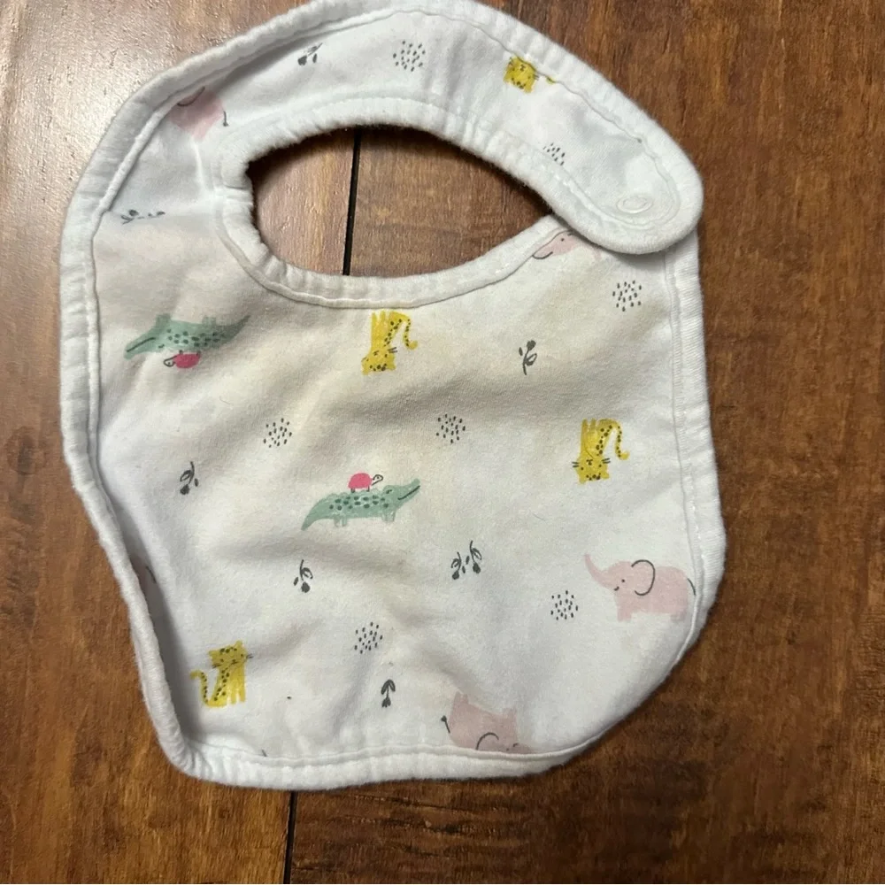 Colorful gender neutral Kids Bib Set, Winnie the Pooh, teething bibs etc.